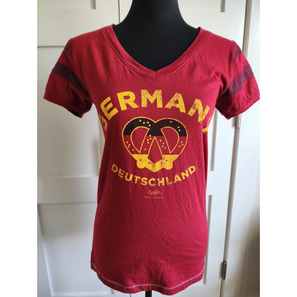 Disney Epcot Germany Pretzel Tshirt Womens Size Medium